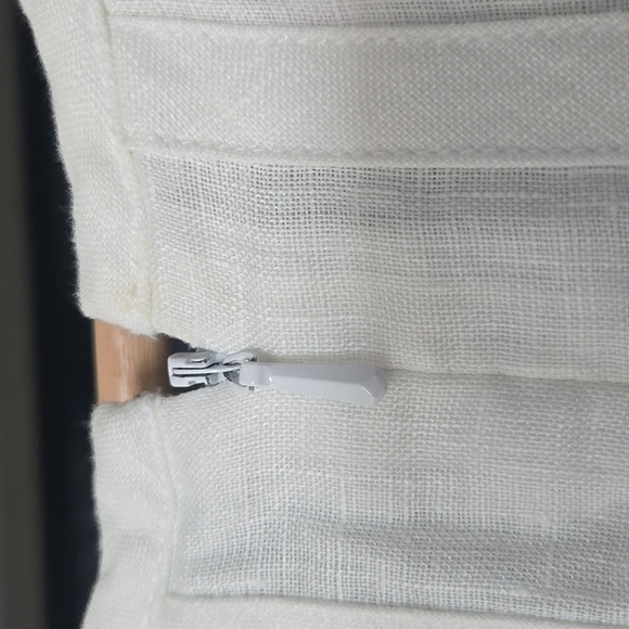Island Company Latitude White Linen Mini Dress Size Small - Picture 6 of 10